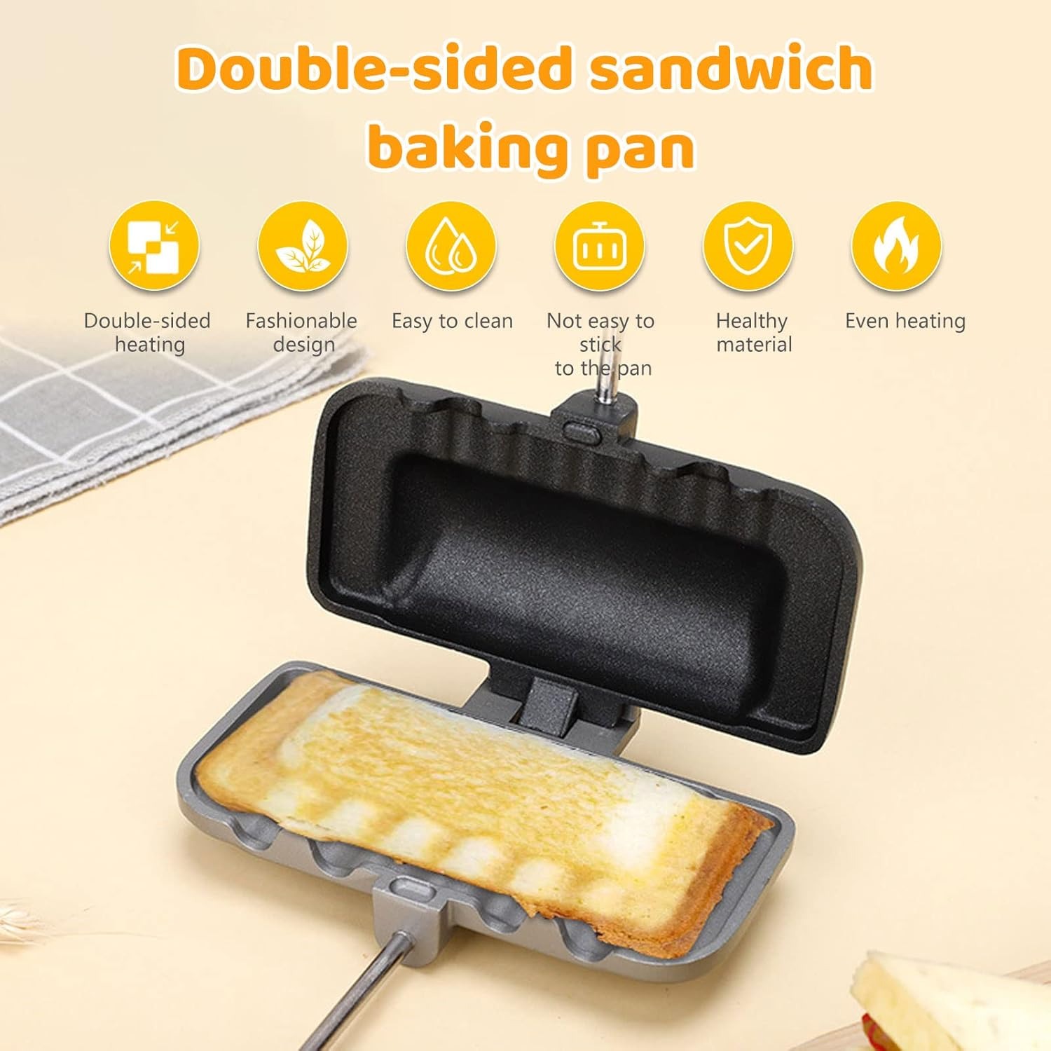 1pcs Sandwich Maker – Stove To - Camping Cooking Cupboard ulasan dan harga