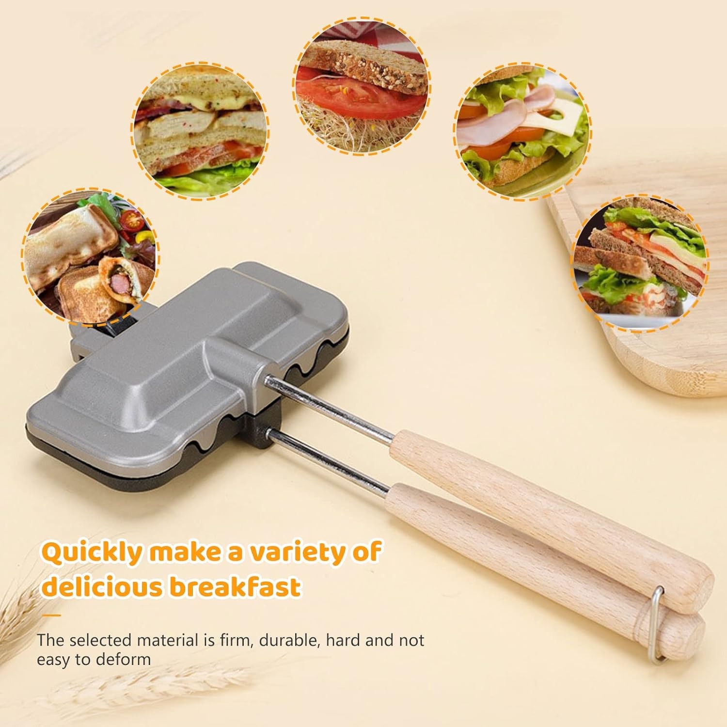 1pcs Sandwich Maker – Stove To - Camping Cooking Cupboard ulasan dan harga