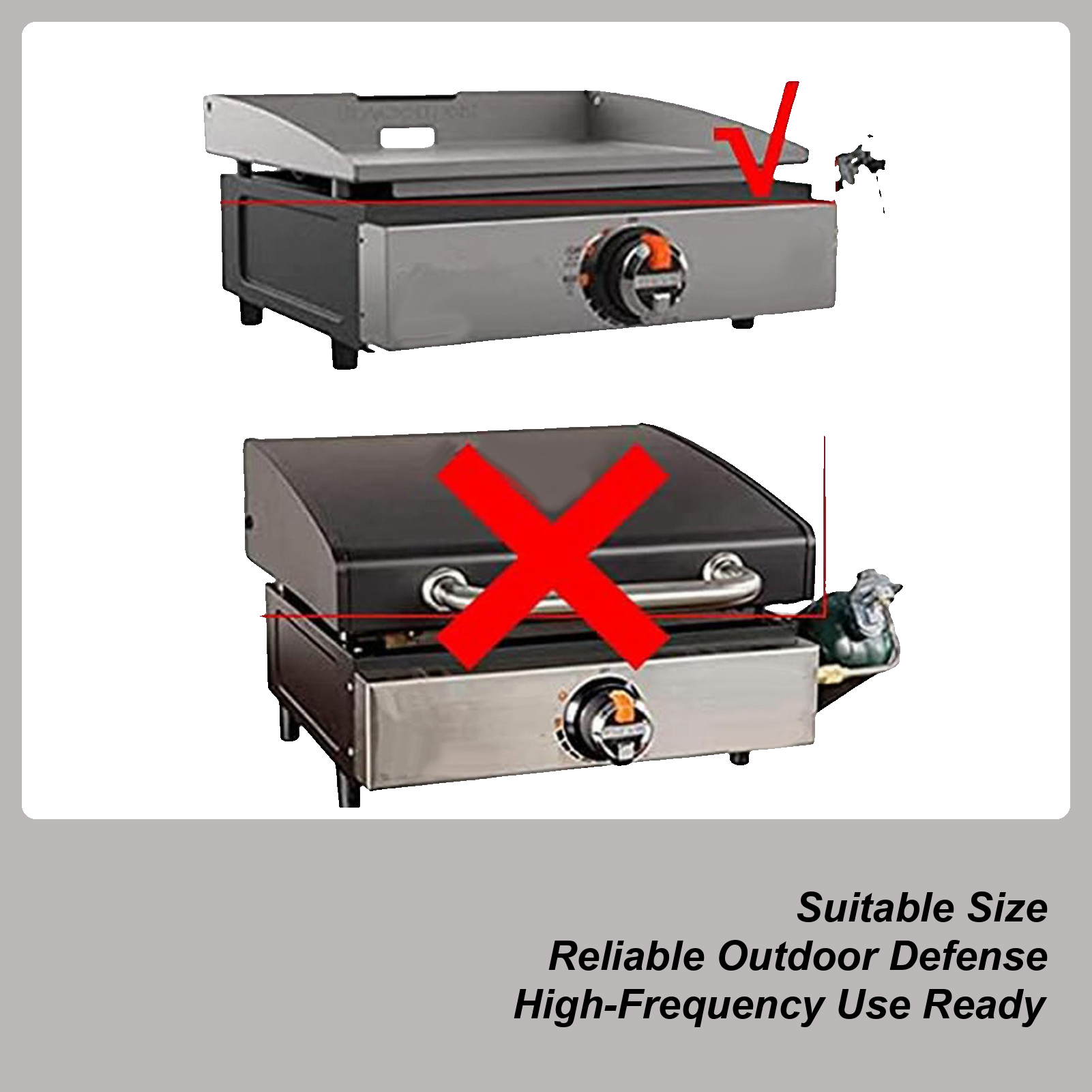 Grilling Cover Heavy Duty Wate - Camping Cooking Area ulasan dan harga